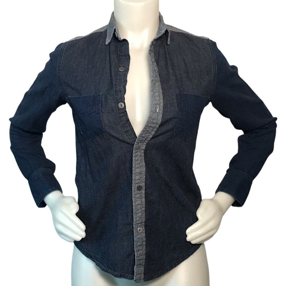 J BRAND DENIM BUTTON UP‎ LONG SLEEVE SHIRT